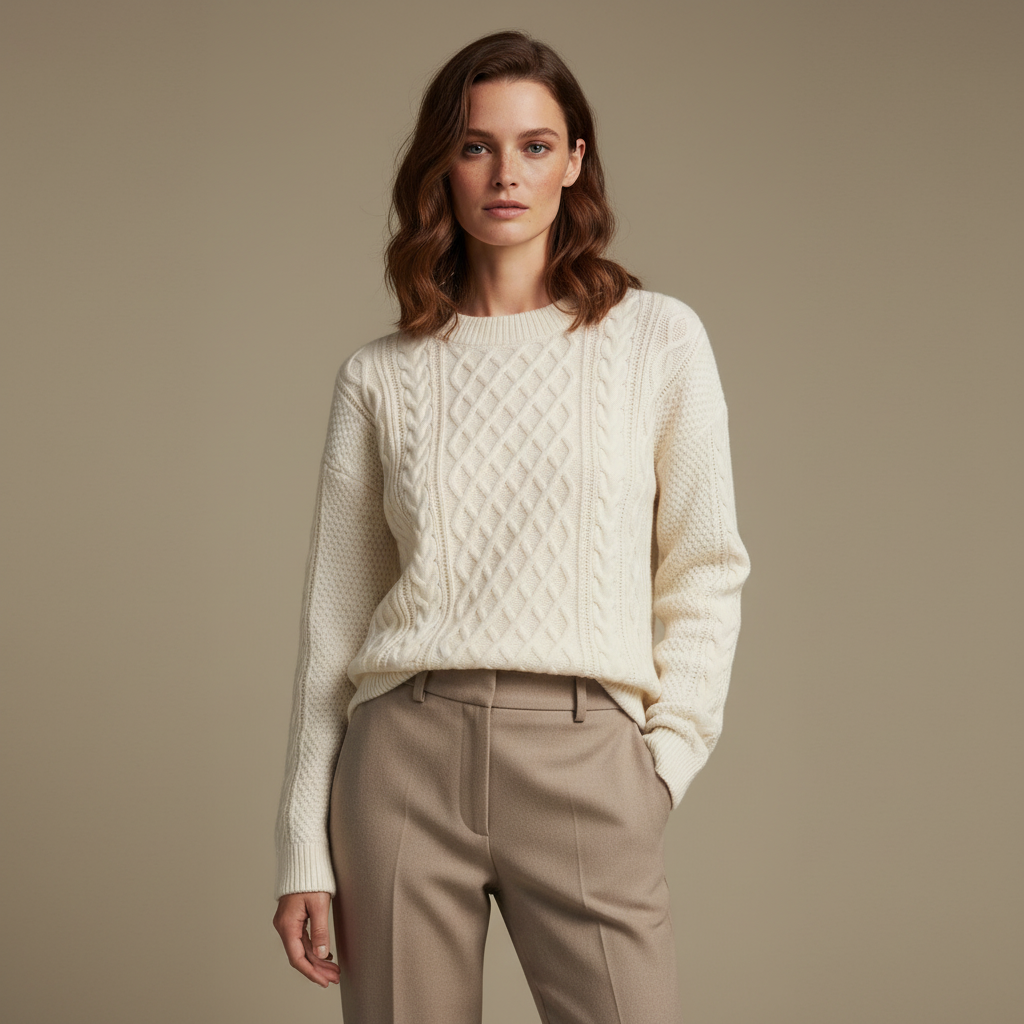 Amelia | Cable Knit Sweater