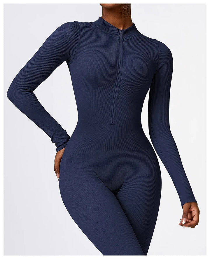 Risa | Zip Front Jumpsuit