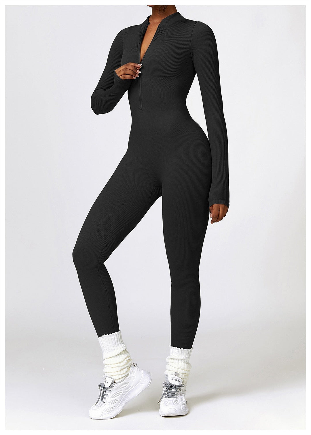 Risa | Zip Front Jumpsuit